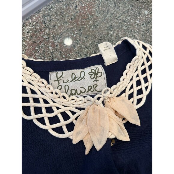 Anthropologie's Blooming Lattice Cardigan by field flower size M faculty - Picture 7 of 11